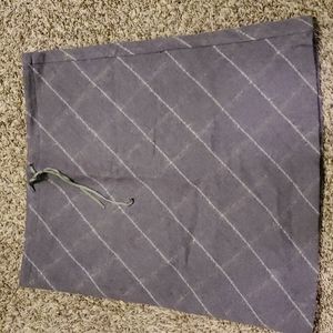 J Crew grey wool skirt.